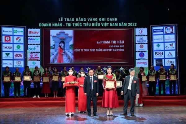 Anh Phát Food, đối tác lớn của PTCN Hòa Phát đạt Top 50 thương hiệu vàng Việt Nam 2022
